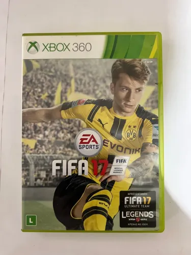 Fifa 17 Xbox 360 Mídia Física Jogo Original Xbox 360 