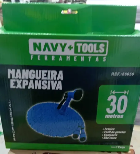 Mangueira Mágica Expansiva 30 Metros Retrai Após O Uso