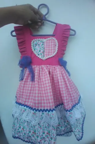 Vestido festa fazendinha ou caipira 