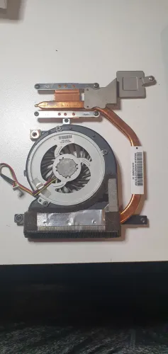 Cooler + Dissipador Notebook (4FNE7FAN000 / TW6MEAK7H9015) - Peça Original Funcionando