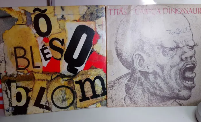 Titãs Cabeça Dinossauro Õ Blesq Blom LP vinil 02 discos