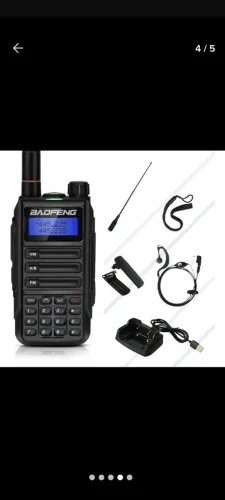 Rádio Comunicador Baofeng com Acessórios