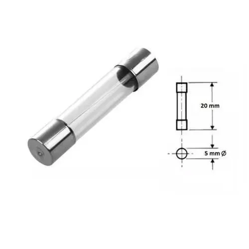 Fusível de Vidro 5x20mm
