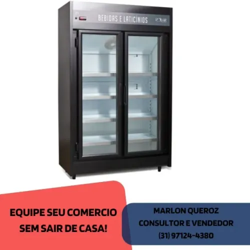 Refrigerador Auto Serviço Polar 1.25M 2 Portas PEVCA 127-220v PEVCA