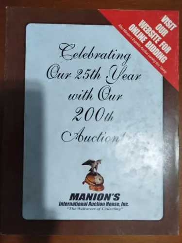 catálogo comemorativo da casa de leilões Manion's International Auction House, Inc., celeb