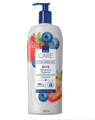 Hidratante Avon Care Loção Desodorante Corporal Frutas Vermelhas 700ml - Avon
