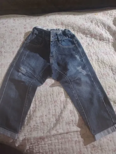 Calça jeans infantil Mektrefe - Tam 2