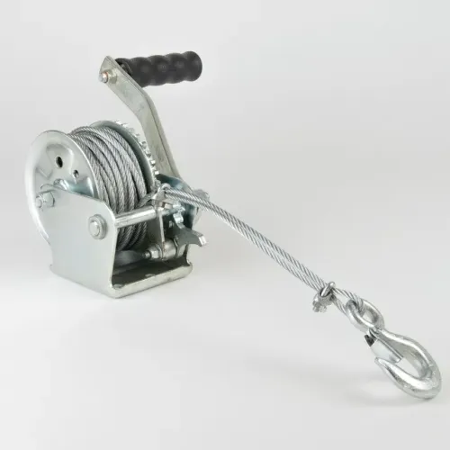 CATRACA NAUTICA MANUAL MOD.1009 450KG 15M CABO ACO OLHAL LD - C-585