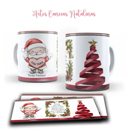 Canecas personalizadas Feliz Natal 