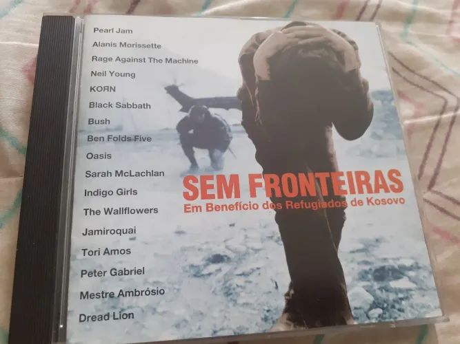 CD SEM FRONTEIRAS VÁRIOS ARTISTAS ROCK KORN SABBATH PEARL JAM