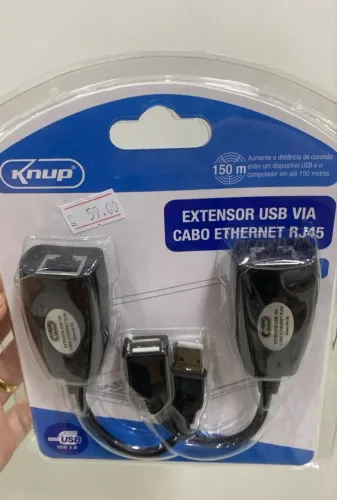 Extensor RJ45 para USB Macho e Fêmea -Extensor de Mouse -Loja Coimbra Computadores Entrega