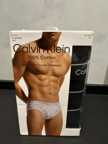 Kit 5 Cuecas Calvin Klein 100% Algodão GG - Original - Novo