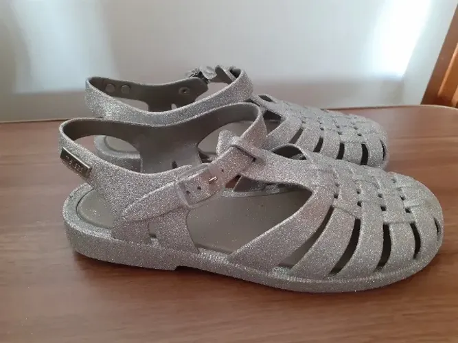 Melissa Possesion prata glitter nova 35 raridade!