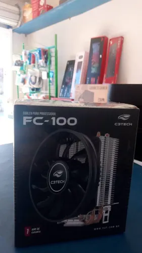 COOLER PARA PROCESSADOR FC-100 C3TECH NOVO LACRADO FRETE GRÁTIS PARA MACEIÓ