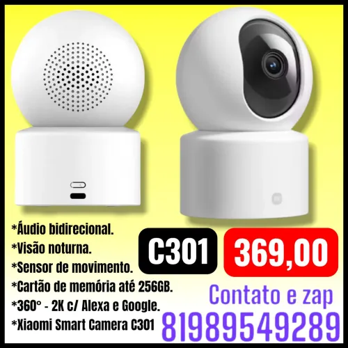 Câmera Smart xiamim 301