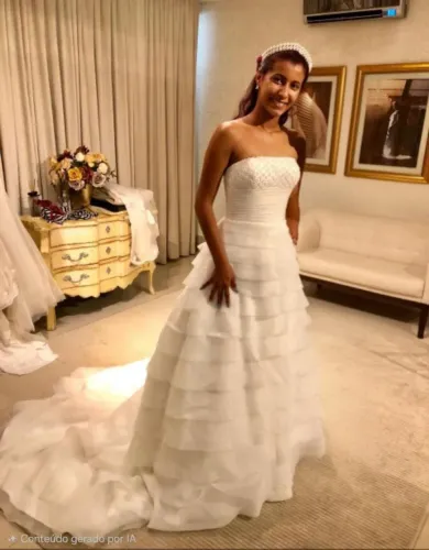 Vestido de noiva aceito troca