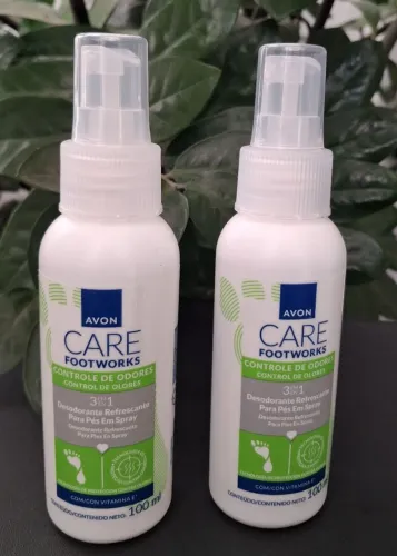 Kit Desodorante Refrescante para Pés Avon Footworks - 100ml
