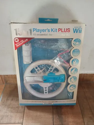 Volante para Nintendo Wii somente o volante com a caixa como está na foto