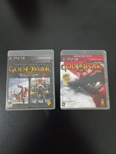  God of War III + God of War Collection (PS3) - Completos e Funcionando!