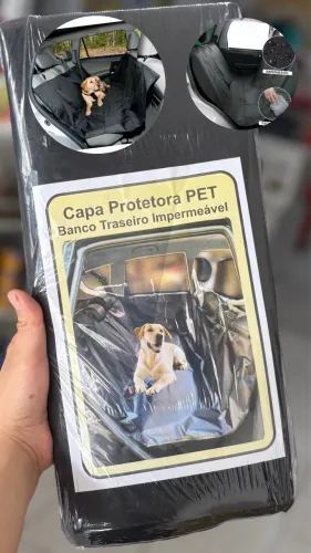 Capa de carro para andar com pet 