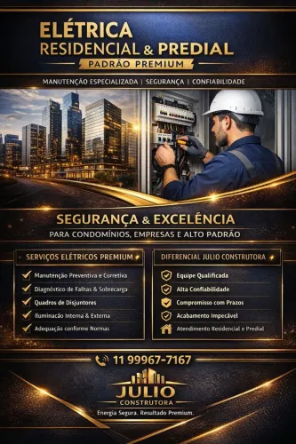 - Chuveiro Queimou? Quadro de Disjuntores Travado? Chama a Julio construtora <br>