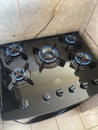 FOGÃO 5 bocas mesa de vidro top de linha!!