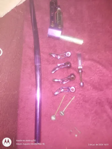 Kit roxo para bike vintage 
