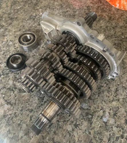 Câmbio completo Kawasaki Zx6r com avaria (09-12)