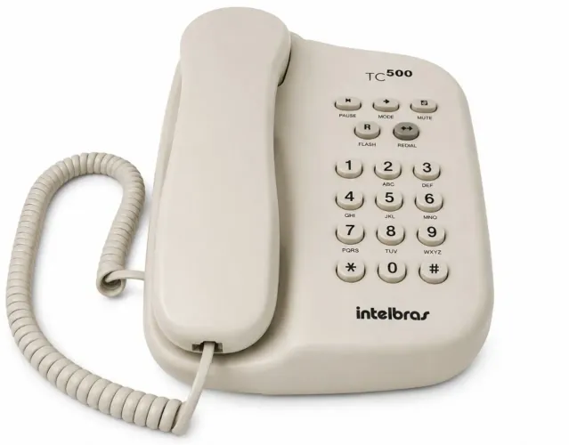 Telefone fixo intelbras TC500