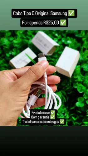 Cabo Tipo C Original Samsung ( Trabalhamos Com Entregas )