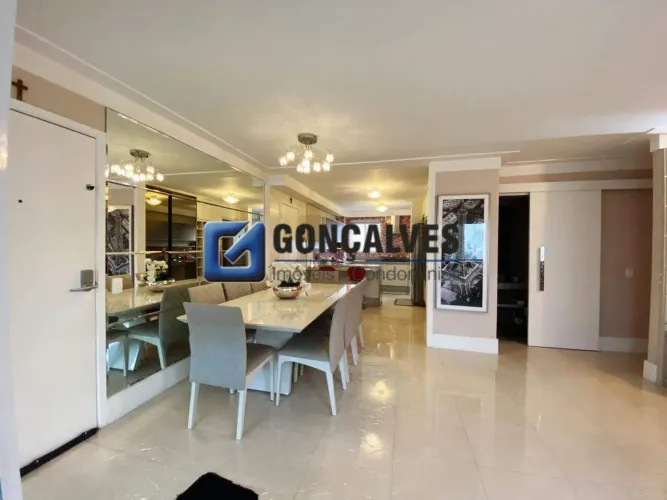 Apartamento 3 suítes, 3 vagas, 128 m² no Centro de Santo André mobiliado
