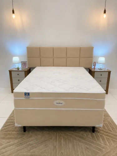 CAMA BOX DE LUXO,  QUALIDADE 100% 