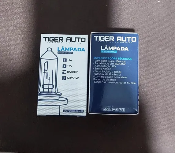 Lâmpada H4 Super branca 12V Tonalidade 8500K/2, Efeito Xenon 