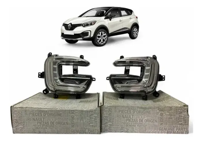 Farol De Milha Drl Renault Captur Direito 2017 A 2020 Origin .