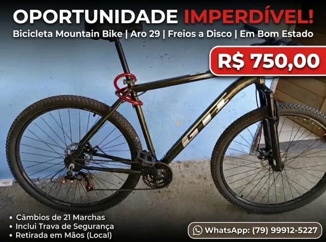 Bicicleta GT Chroma, Oportunidade única!!