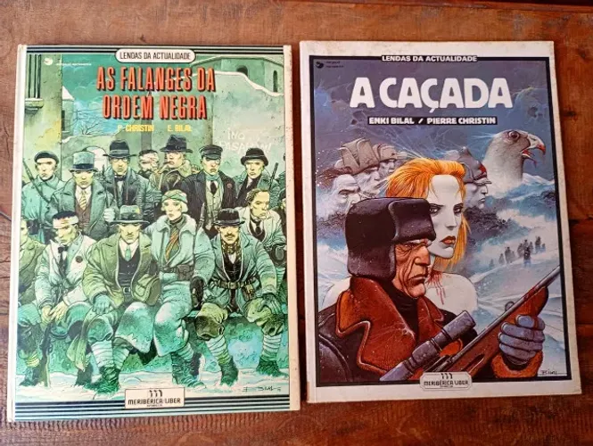 Quadrinhos Graphic Novel 2 Enki Bilal Caçada / Falanges Ordem Negra