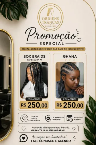 Box Braids e Ghana | Promoção Especial em BH