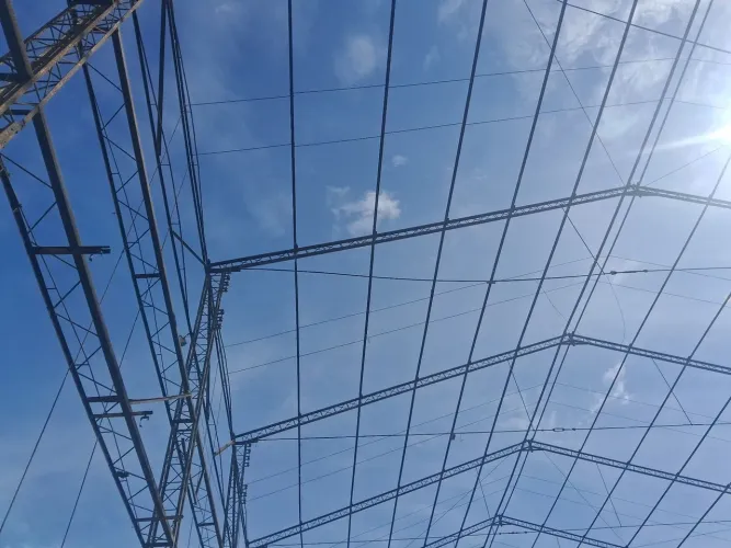 Estrutura metálica para galpão