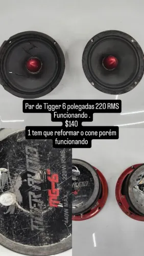 Alto falante 6 polegadas 