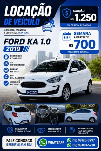 Ford KA 1.0 Se/se Plus Tivct Flex 5P 2019