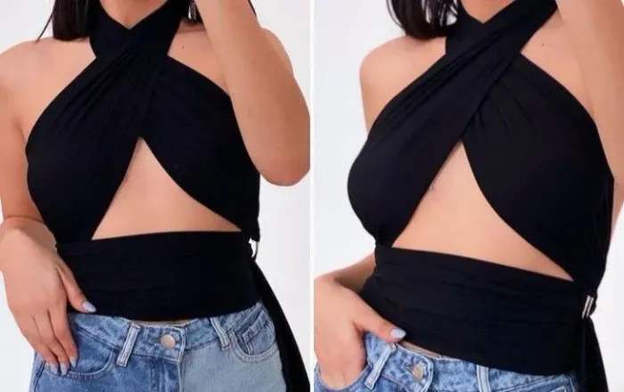 blusa Cropped multiformas