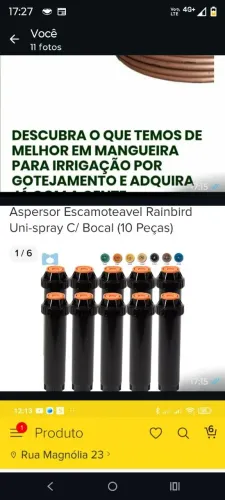 Mangueira de gotejando 