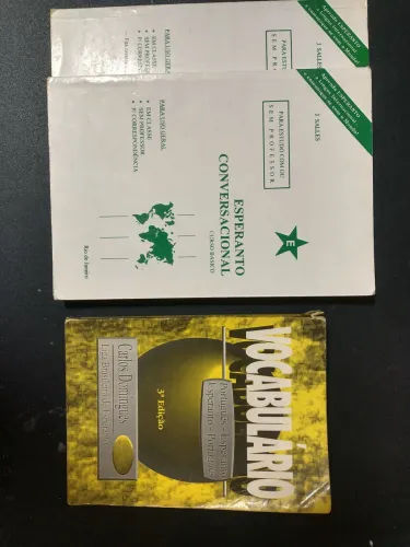 3 Livros Esperanto Linguagem universal