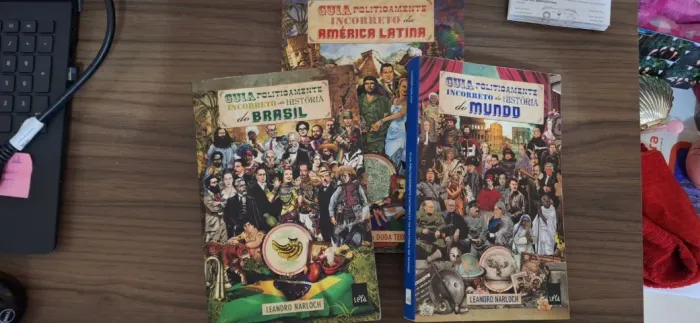 Trilogia Guia Politicamente Incorreto História - Leandro Narloch