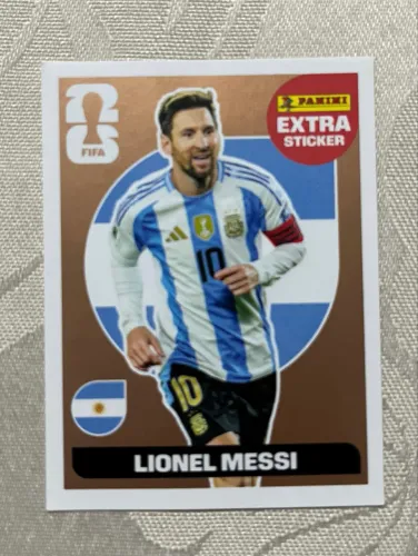 Figurinha Messi Bronze Original