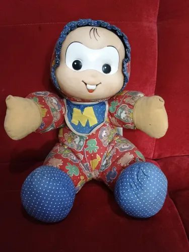 Boneca Mônica Antiga Multibrink Turma da Mônica - Colecionável