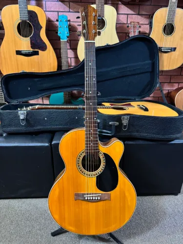 Violão Gianinni mini jumbo elétrico aço regulado ANALISO TROCAS