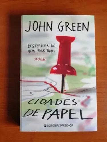 Livros Jonh Green -cidade de papel 
