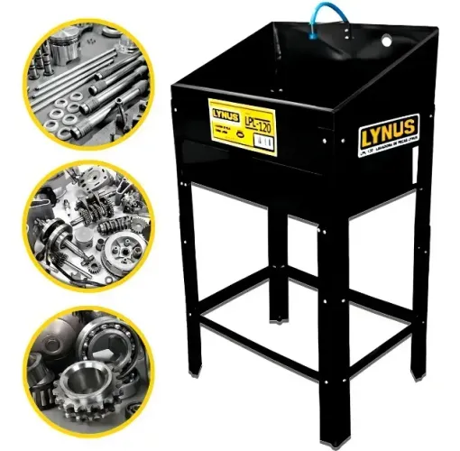 Lavadora De Peças Oficina C/ Eletrobomba Lpl-120 Lynus Cor Preto