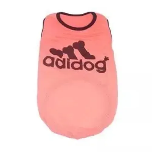 Regata pet dry adidog coral e bordô tam M